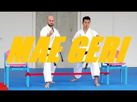 MAE GERI TECHNIQUE - karate front kick - TEAM KI