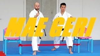 MAE GERI TECHNIQUE - karate front kick - TEAM KI