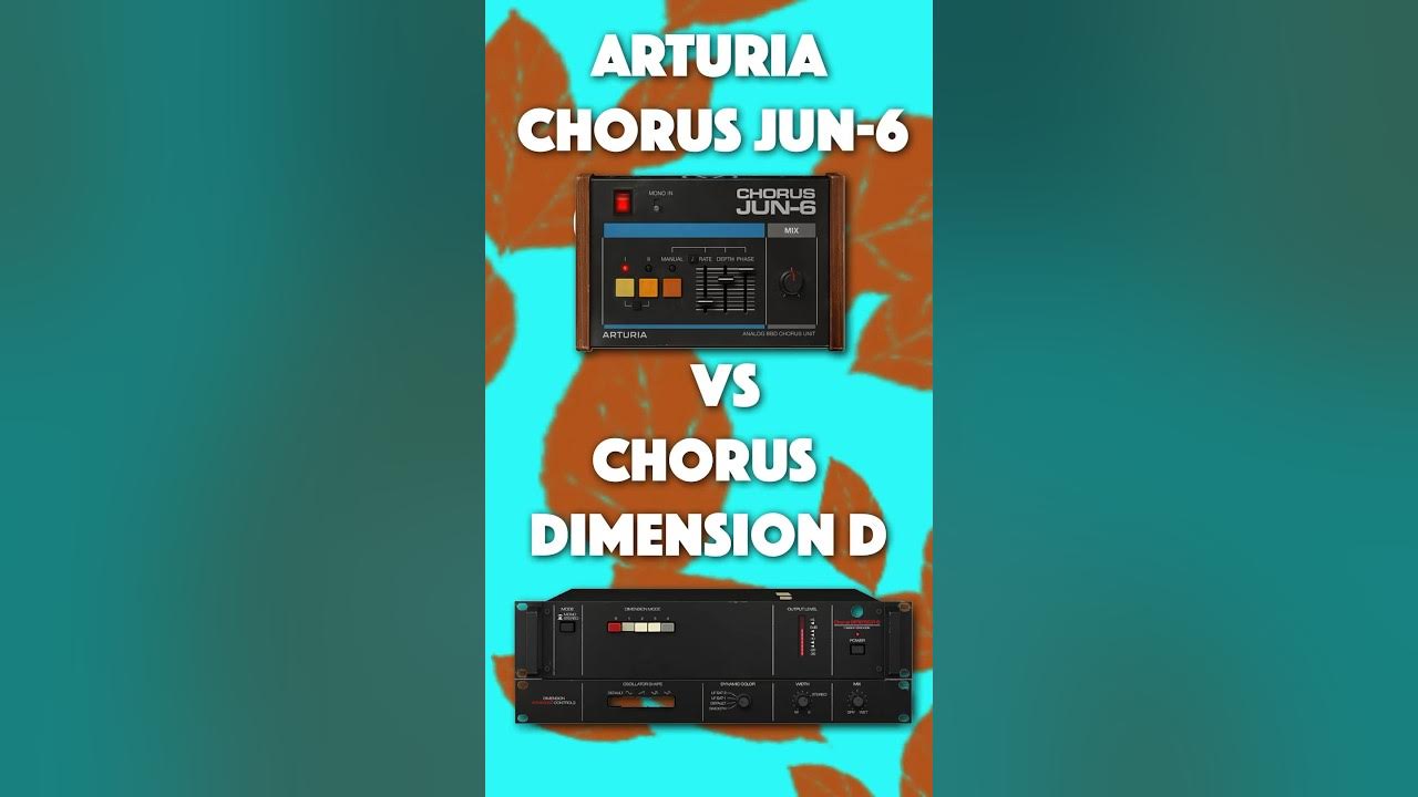 Arturia Chorus Jun6 vs Dimension D chorus audioplugins audiofx
