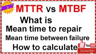 Famous Easily Calculate MTBF, MTTR, and Availability - Here's How! Profile
