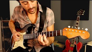 A Strat And Fuzz = MAGIC TONE
The sound of a good strat with a fuzz pedal is just glorious.
New Pentatonic Course ▶http://mikebradleymusic.com/courses◀
➡️ Sign Up to my mailing list: http://eepurl.com/hAOyij
🎸New Lessons: http://mikebradleymusic.com/lesson-pack-2/
🔥Sweetwater Monthly Deals: https://imp.i114863.net/32G6n
(☝🏽Affiliate link, thanks for the support! ☝🏽)
👕Get Your T - Shirts here:- http://mikebradleymusic.com/merch/
🎸Check out my lessons on my website http://mikebradleymusic.com/video-lessons/
►PATREON: http://patreon.com/mikebradley
🎵NEW EP ON iTUNES: https://itun.es/gb/xYc8jb
🎶NEW EP ON CD: http://mikebradleymusic.com/music/
📻 Spotify: https://open.spotify.com/artist/6h0Acf8L03FsYtDUpuPKWg?si jcuB1NtRMm5GgjccBl-pQ
FOLLOW ME:
►Mikes Website: http://www.mikebradleymusic.com
►Subscribe: http://bit.ly/15Lo3tA
►Facebook: https://facebook.com/officialmikebradley
►Instagram: https://www.instagram.com/mikebradleyofficial
►Twitter: https://twitter.com/mikejbradley
►GEAR:
Guitars:
Eternal Guitar Shania Strat
Amp:
Hampstead ARTIST 20 RT
Pedals:
Pedal Pawn Fuzz
Recording Gear
Two Notes Torpedo Captor X
Thomann: https://thmn.to/thoprod/483850?offid=1&affid=1394
Sweetwater: https://imp.i114863.net/4QD90
Amazon: https://amzn.to/35zNReD
Interface:
Focusrite Scarlett 2i2: https://amzn.to/2JpjjBX
➡️My Everyday Gear:
Slide: https://imp.i114863.net/eoj6D
Ernie Ball Axis Capo: https://imp.i114863.net/BWkrx
Ernie Ball Cable: https://imp.i114863.net/6azOV
Ernie ball strings 10’s: https://imp.i114863.net/Y5K6m
Ernie ball 11’s (Gibson scale) https://imp.i114863.net/xxoWd
Ernie Ball’s 12’s (Acoustic) https://imp.i114863.net/QqEoM
TC Electronic PolyTune 3 Mini: https://imp.i114863.net/QqgXM
....................................................................................................................
Mike has been playing the guitar since he was 12 years old, and from that first moment his love affair with music and the instrument began. Fresh out of school at the age of 16 he attended the Academy of Contemporary Music in Guildford and completed a year-long Diploma course.
After finishing the ACM his life as a full time musician began, playing in numerous bands and touring up and down the country playing iconic venues such asThe Shepherds Bush Empire, The Astoria, The Underworld and London’s Jazz Café. He’s also been fortunate enough to support industry legends Paul Weller, Blondie and Katie Melua.
Mike’s session work has led to his working on a variety of projects - from performing with stars such as Ricky Wilson and Diana Vickers, to appearing in many TV shows and adverts. Mike loves being on stage performing, but is equally at home recording in a studio - where he has worked with Alex Von Soos (All Saints, Seal, Atomic Kitten), Mike Horner (The Prodigy, Shakira, Bloc Party), and Mike Chapman (Blondie, Suzi Quatro) A Strat And Fuzz = MAGIC TONE