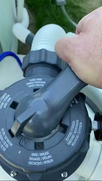How to use the SX1500 Sand Filter pressure gauge