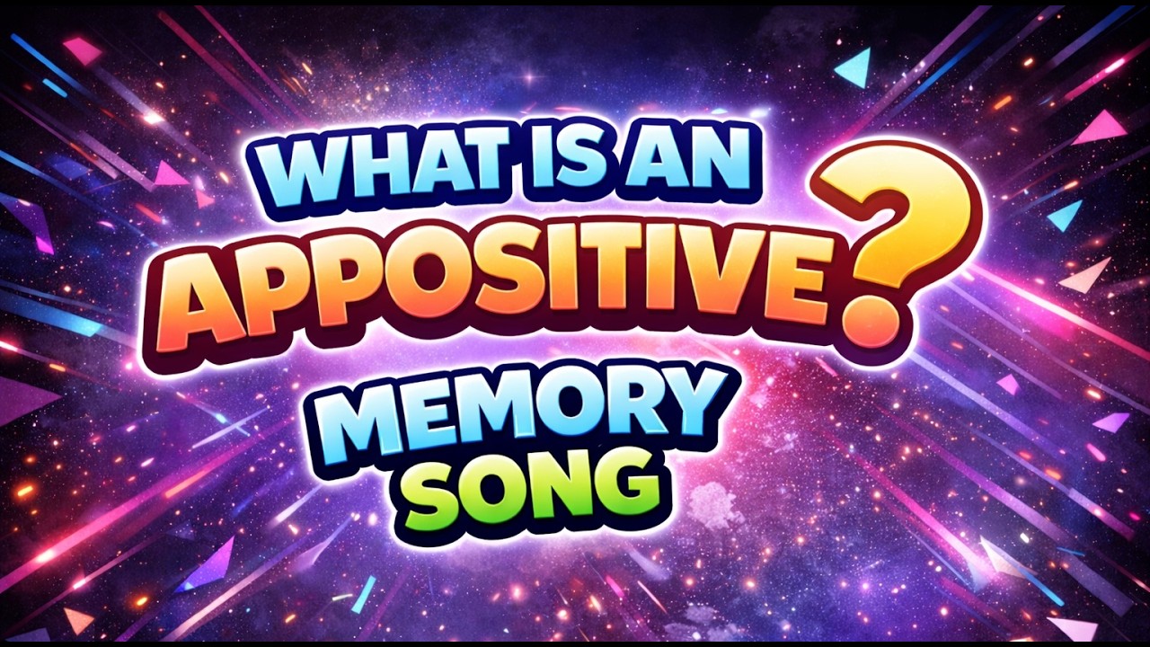 Some Random Memory Song What is an Appositive? Memory Song! EASY! Classical Conversations ...