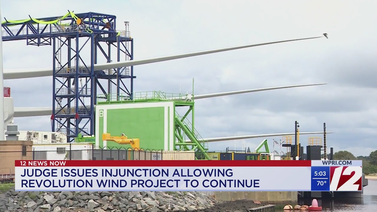 Judge allows Revolution Wind project to resume construction