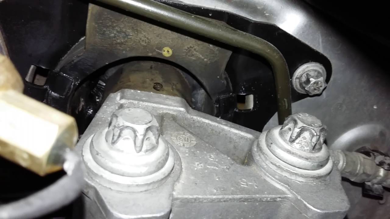 opel corsa c engine mount problem - YouTube