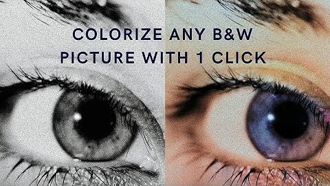 Colorize your old photos in 1 click