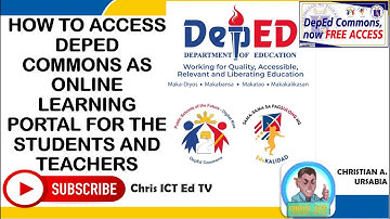HOW TO ACCESS DEPED COMMONS AS Learning Management System (LMS) Tool