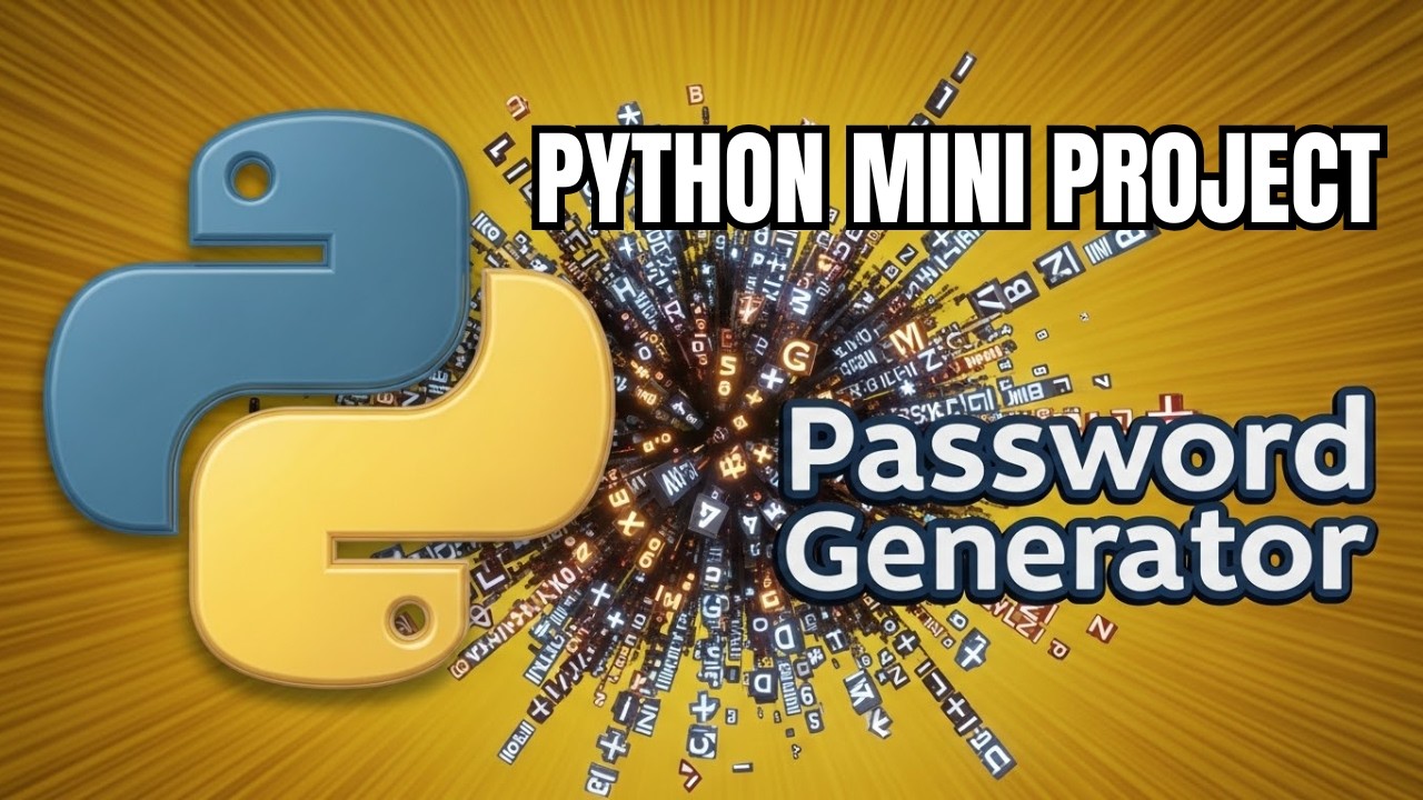 Python Mini Project: Random Password Generator (Beginner Friendly)