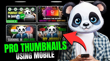 Create viral Eye-Catching Thumbnails in Canva (2025) | Step-by-Step Canva Tutorial | Edit with Panda