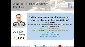 Magnetoplasmonic nanodomes as a novel structure for biomedical applications - Josep Nogues
