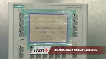 Non-PVC Soft Bag IV Solution Production Line