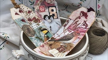 Mass Making Tag Bases for Junk Journals Day 16 #the100dayproject @shabbydabbydoodah