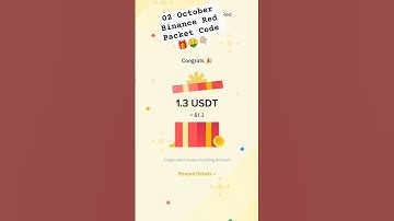 02 October Binance Red Packet Code / Binance Red Packet Code Today #binanceredpacketcode #redpacket