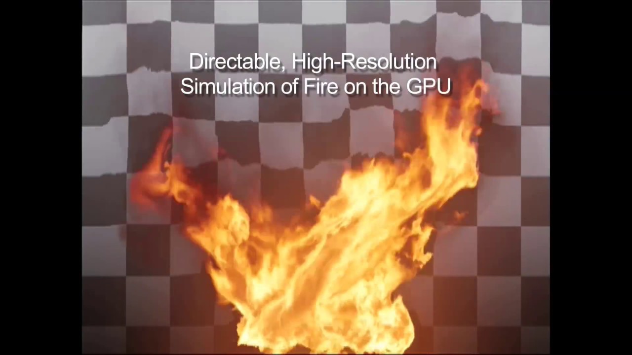 Directable simulation of fire (2009) - Advanced CGI fire (HD)