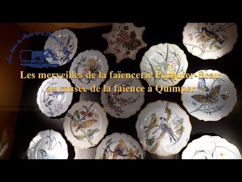 Les merveilles de la faïencerie Porquier-Beau au musée de la faïence à Quimper.