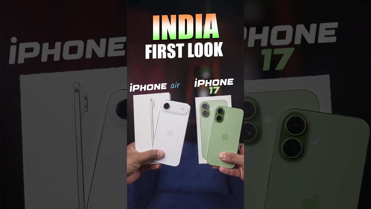 iPhone 17 Unboxing : First Look in India ! #shorts