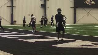 Lamar Jackson takes field for Ravens practice one day after sitting out with an illness