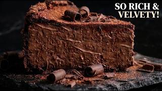 🍫 Невероятен Печен Шоколадов Чийзкейк! Сочен, Кадифен и Богат