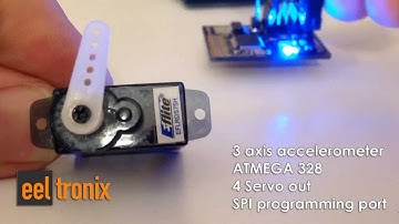 3 Axis Accelerometer and Arduino PCB - California Roll - RCV3AXIS Demo