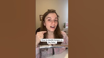 How to double tongue on the flute! #doubletongue #flute #fluteteacher