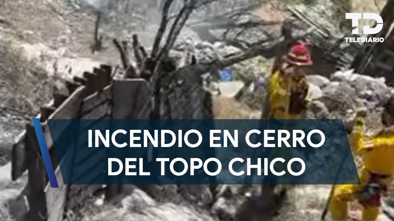 Incendio en el Cerro del Topo Chico provoca movilización de cuerpos de ...