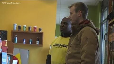 Guiding Light men buy coffee for strangers in honor of Random Acts of Kindness Day