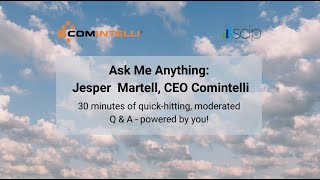 Jesper Martell, CEO Comintelli will be joining SCIP Ask Me Anything