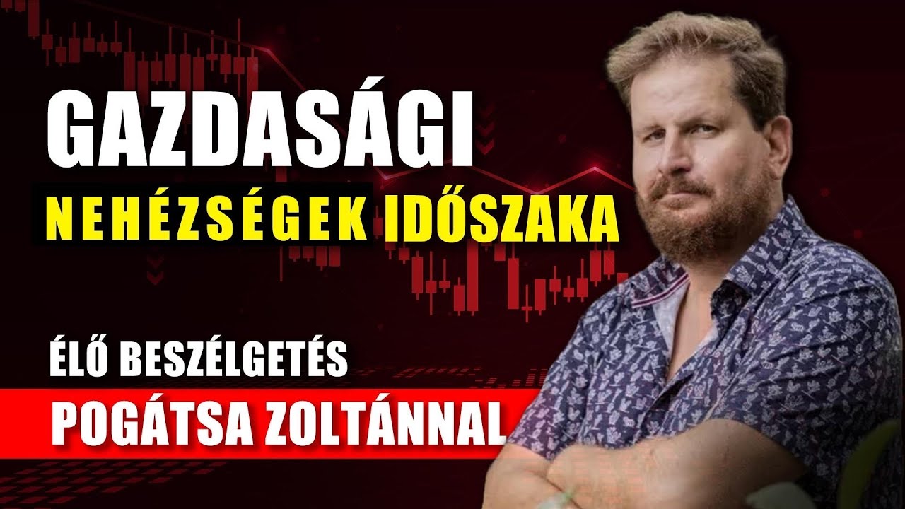 Gazdasági válságok időszaka következhet? – Pogátsa Zoltán élő beszélgetés