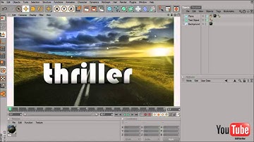 Cinema4D - 3D in a real image by Thriller