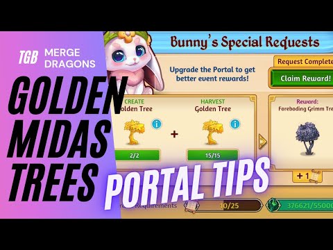 Golden Midas Trees Merge Dragons Portal ☆☆☆