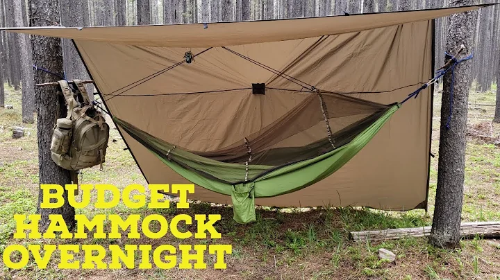 Budget lightweight hammock camping.