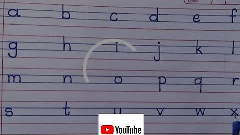 #Alphabet abcd/Write Alphabet Letter/How to write alphabet letters/Small letter