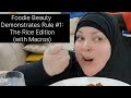 Foodie beauty demonstrates rule 1 the rice edition with macros