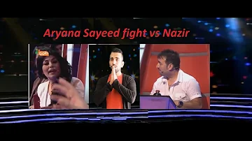 Aryana Sayeed vs Nazir Khara fight ! Why I dont go back to afg star lol