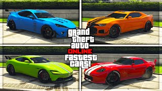 TOP 5 FASTEST CARS IN GTA 5 ONLINE! (UPDATED 2024)