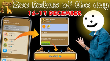 🔥Rebus Of The Day Zoo ✅ 17 December 📌 Zoo Rebus Of The Day Code 🔥Rebus Of The Day Zoo | Zoo Tasks