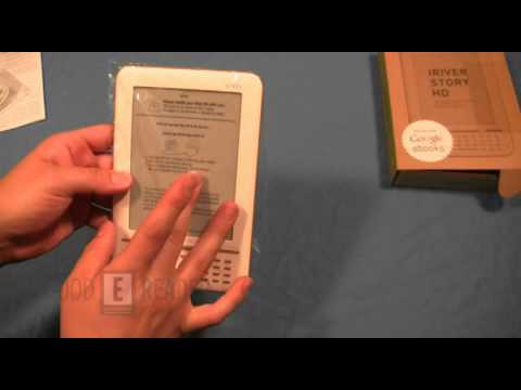 Unboxing the iRiver Story HD e-Reader