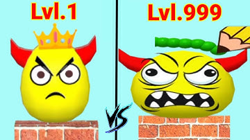 Blob runner 3d🆚 Draw to smash - save the dog \ 2048 gameplay mobile