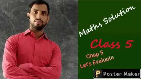 viva Start up maths Solution class 5 Chap 5 Let
