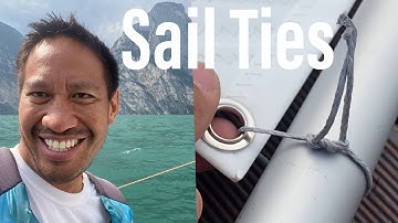How to RIG Sunfish Sail Ties | Sunfish Sailing