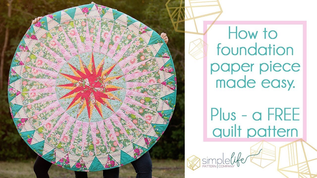 Download Foundation Paper Piecing Made Easy With Cricut The Simple Life