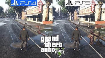 GTA 5 PS4 vs PS5 - Graphics Comparison - Framerate - 4K - 60FPS - Next-Gen