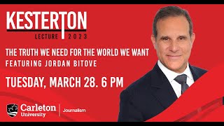 2023 Kesterton Lecture - The truth we need for the world we want