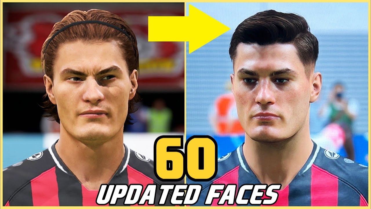 FIFA 23 - 60 REAL FACES VS UPDATED FACES COMPARISON!