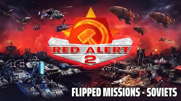 Command and Conquer Red Alert 2 | Flipped Missions Complete Soviets Playthrough | (Hard)
