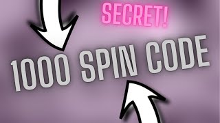 SHINDO LIFE SECRET 1000 SPIN CODE!