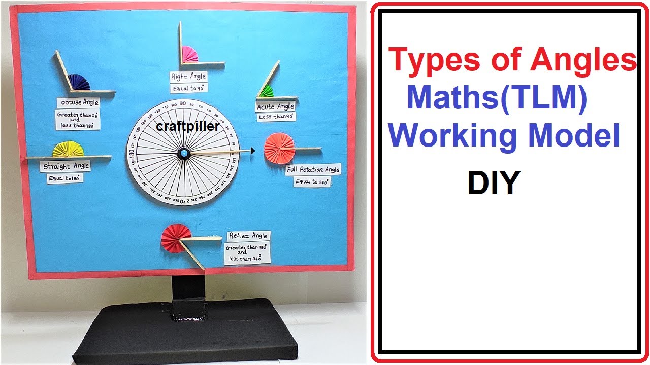 Types Of Angles Math S Working Model TLM Project Craftpiller