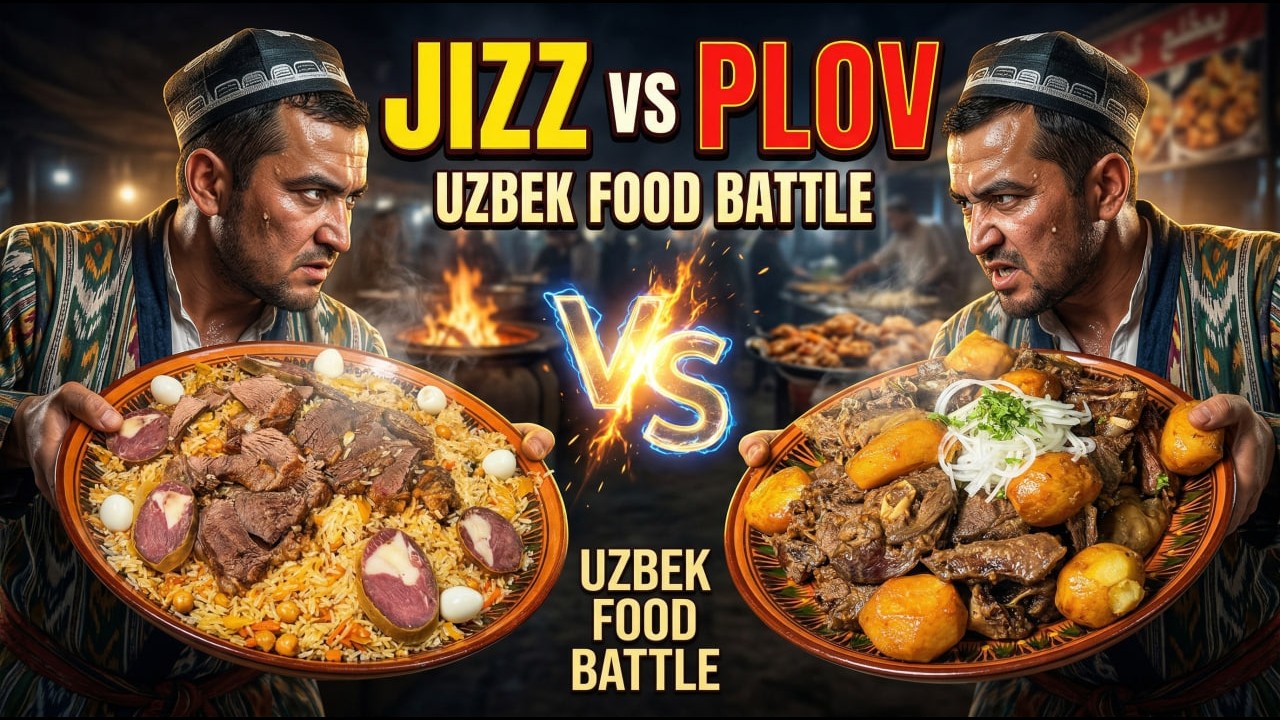 JIZZ vs PLOV – Uzbekistan’s Ultimate Street Food Battle!