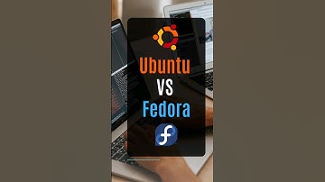 Ubuntu VS Fedora in 1 Min #linux #ubuntu #fedora