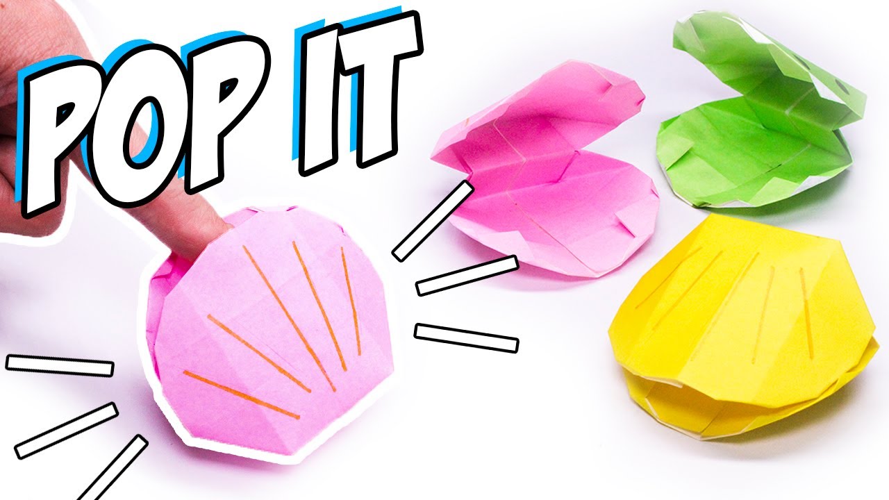 Pop It Origami Paper Pop It Fidget Toy Diy Viral Tiktok Fidget My XXX